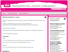 Tablet Screenshot of aikuiskoulutuksenvoima.fi